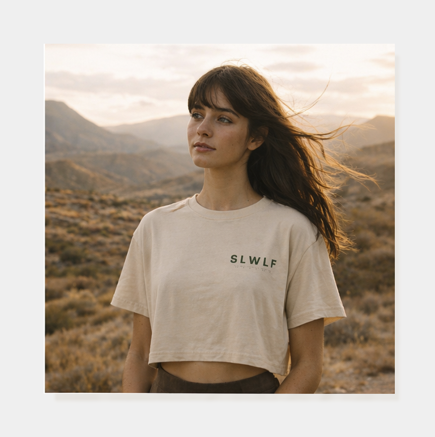 Eres Más — Stone (Crop Fit)