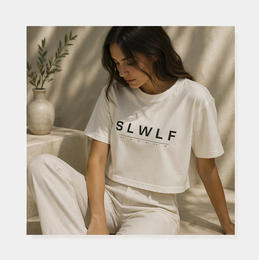 INDOMITA — White (Crop Fit)