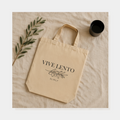 Tote Mini | Vive Lento (Negro) Edición Orgánica