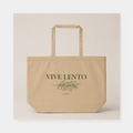 Tote Large | Vive Lento (Oliva) Edición Orgánica